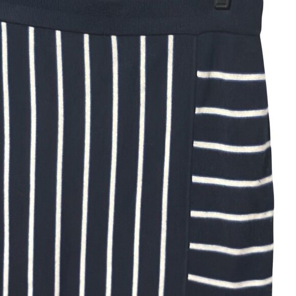 Banana Republic Navy and White Pencil Skirt - Picture 2 of 5